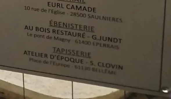 ébénisterie